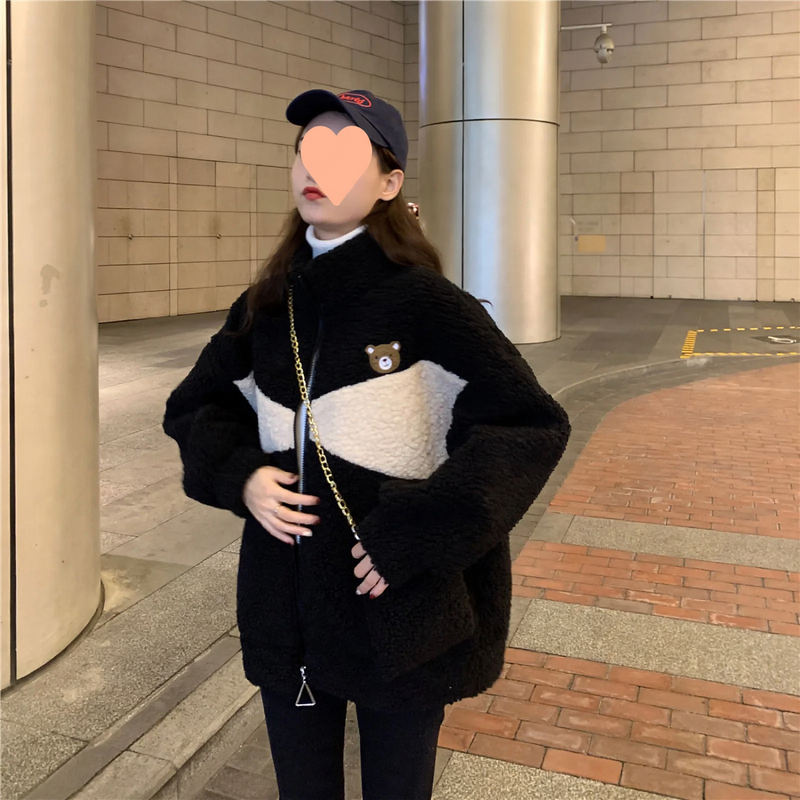 Lambswool cardigan, lined, women's