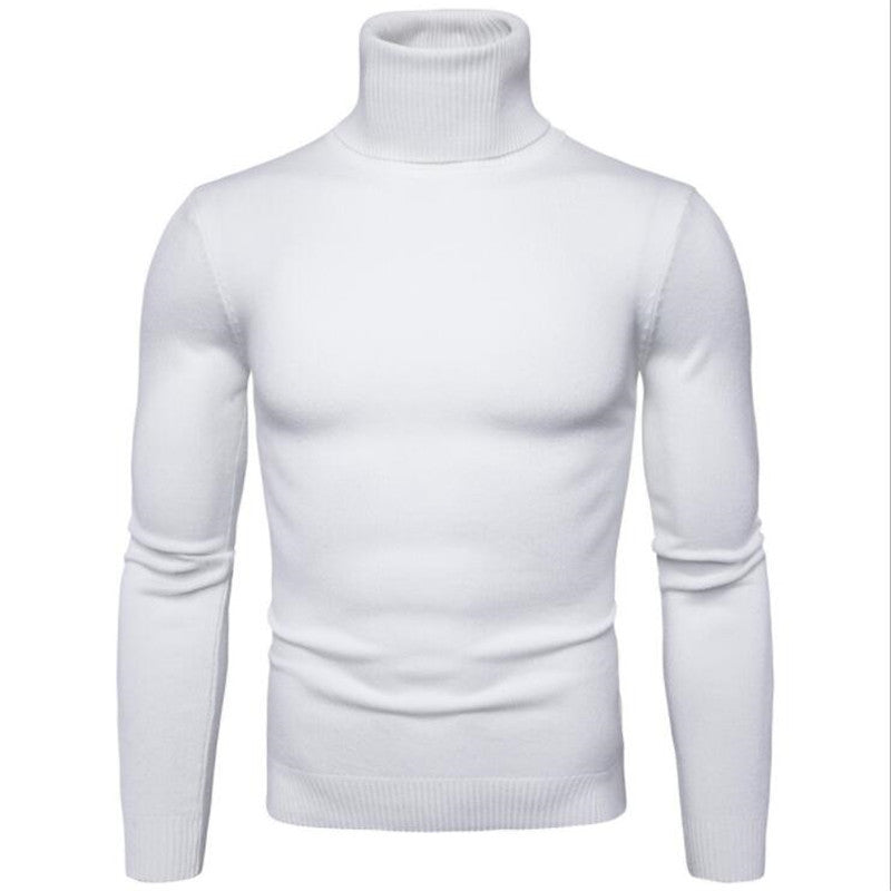 Men's Turtleneck Sweater, simple and modern
