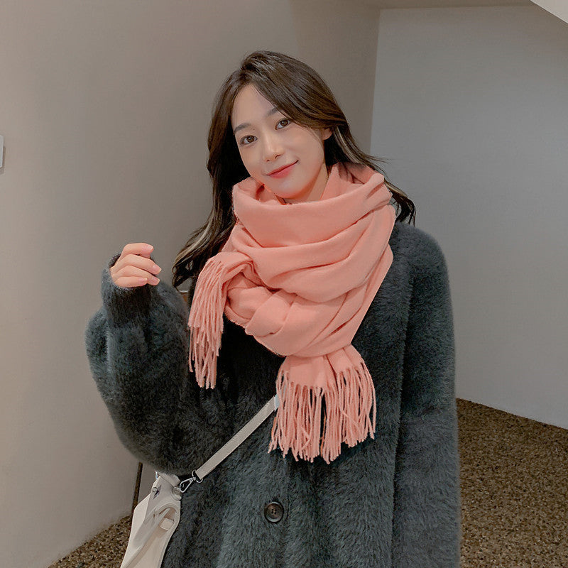 Solid color scarf, 200x70 cm, versatile