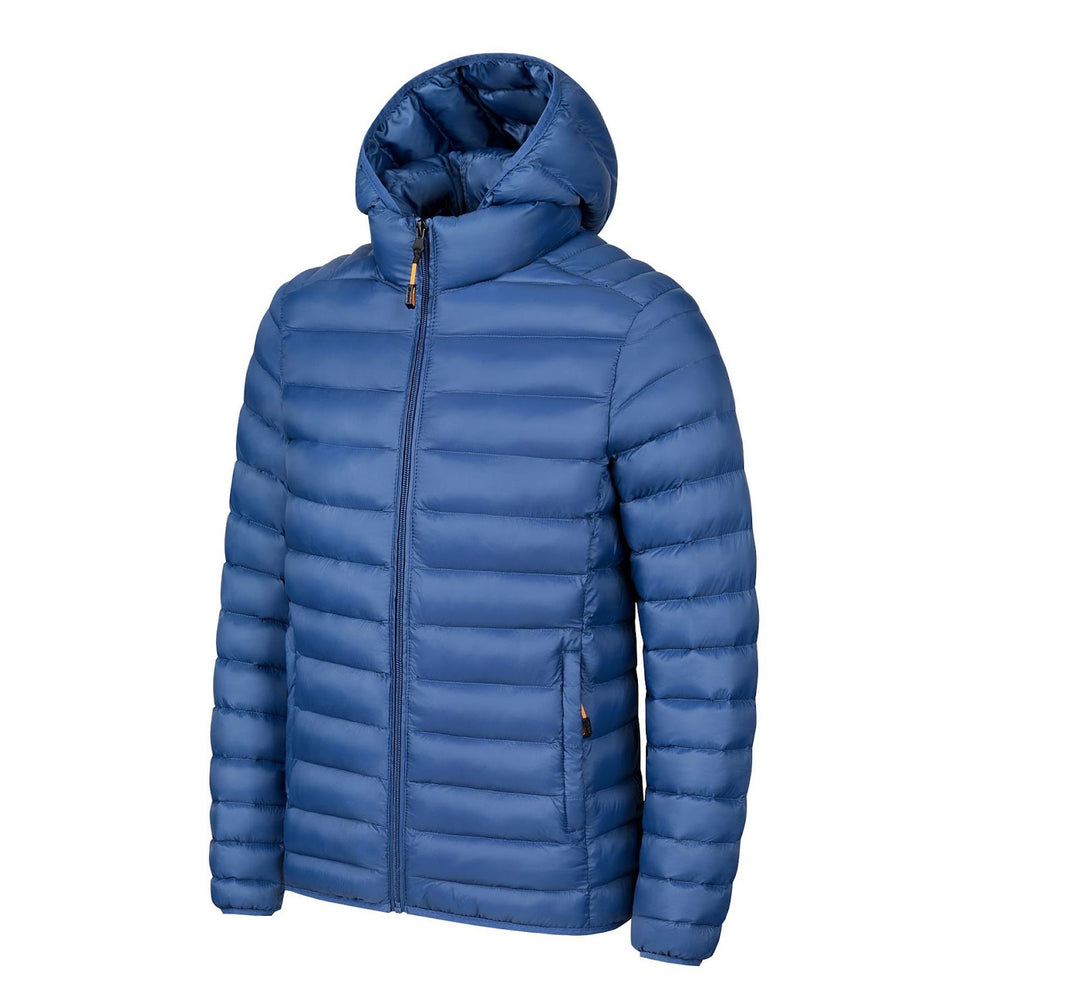 Men's winter jacket with removable sleeves
