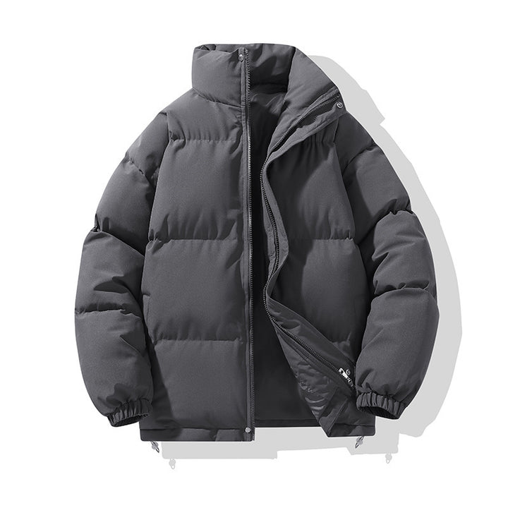Men's padded jacket, solid color, relaxed, urban style