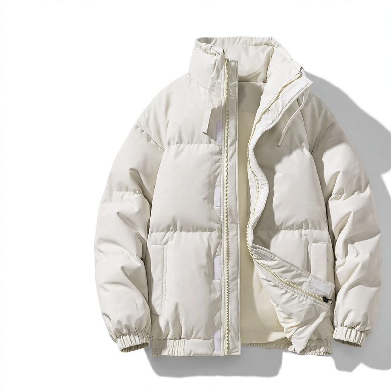 Warm men's down jacket in Korean style
