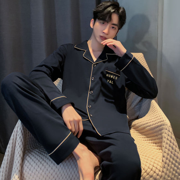 Men's pajamas made of 100% cotton, plus sizes