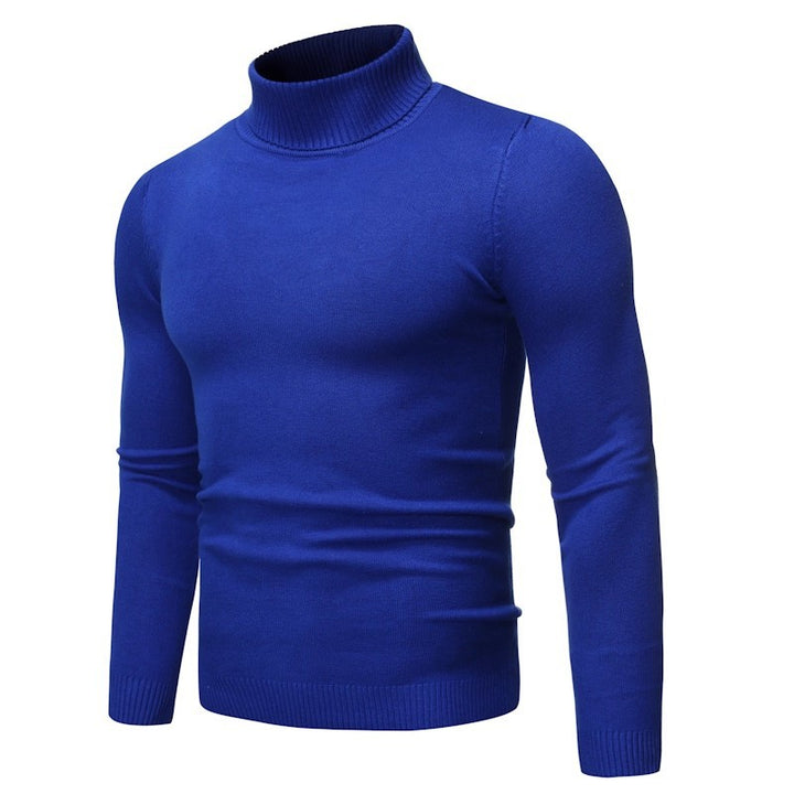 Men's Turtleneck Sweater, simple and modern