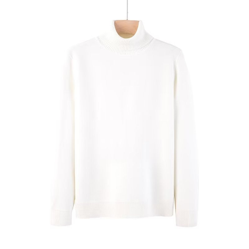 Men's turtleneck sweater, fashionable, versatile to combine