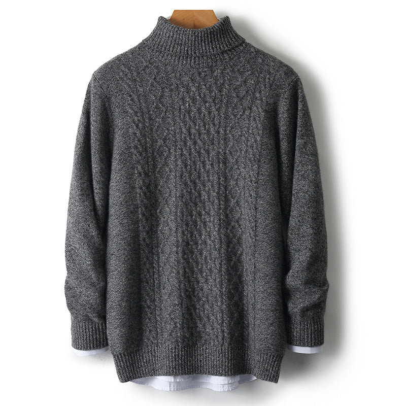 Warmer turtleneck sweater made of 100% merino wool