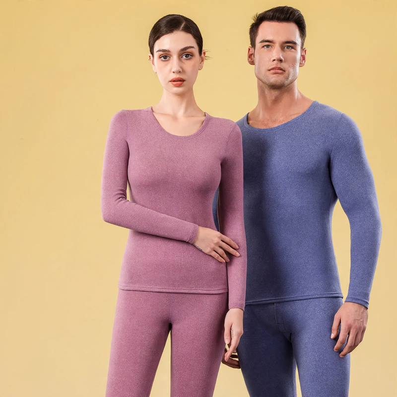 Thermal underwear set with temperature regulation
