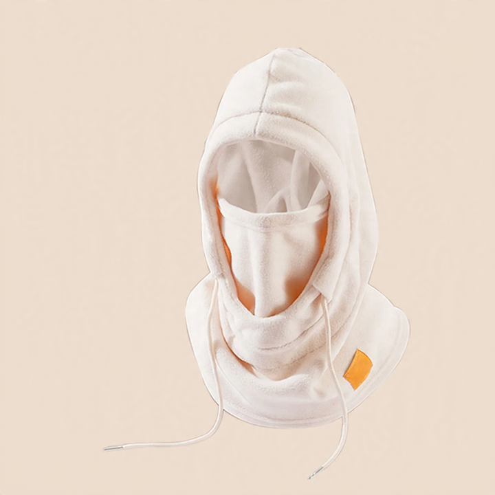 Padded hoodie scarf combination