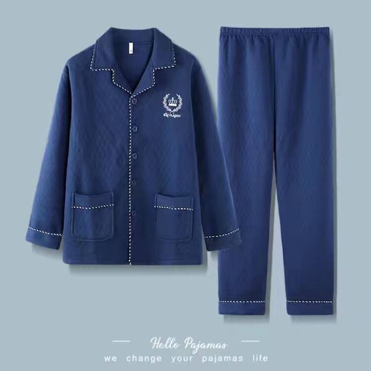 Padded cotton pajamas for men