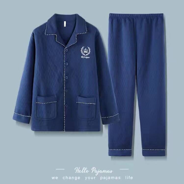 Padded cotton pajamas for men