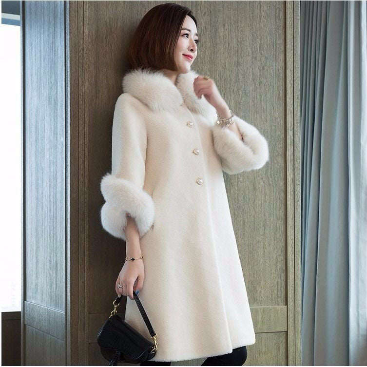 Women’s Winter Coat, Faux Fur, Plus Sizes