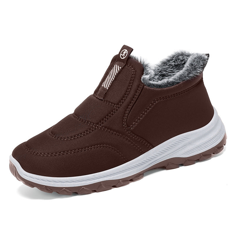 Padded men's winter boots, warm and comfortable