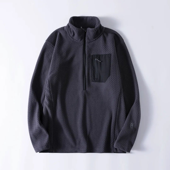Unisex Half-Zip Fleece Pullover for Outdoor & Everyday