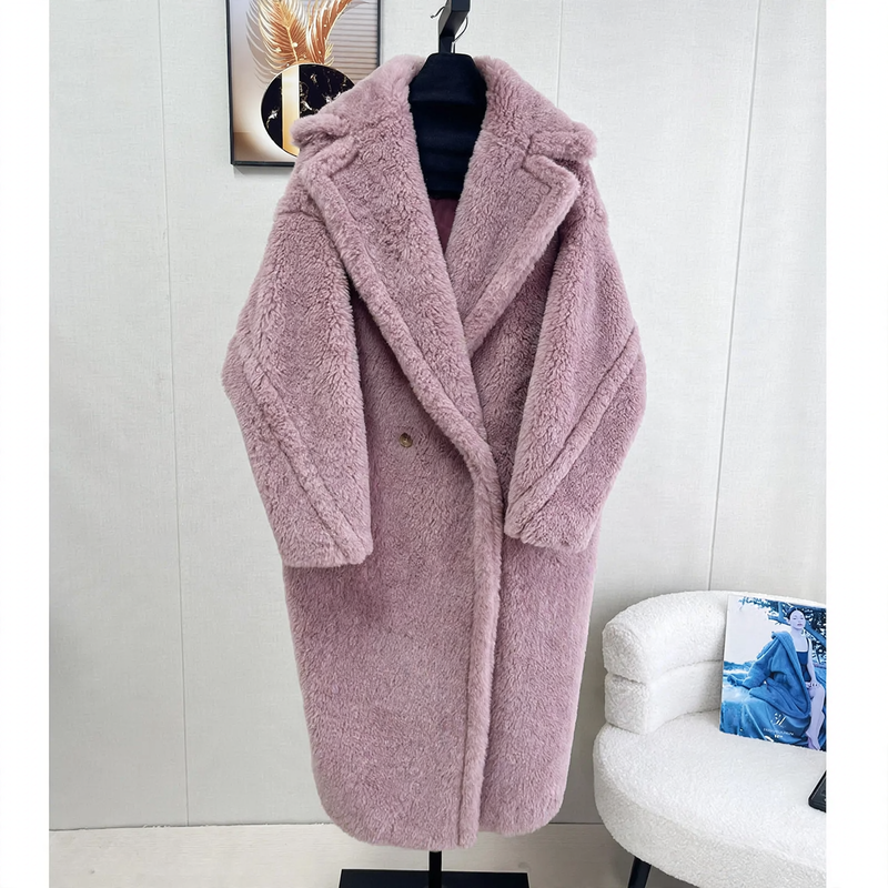 Women's Teddy Coat, long, Winter