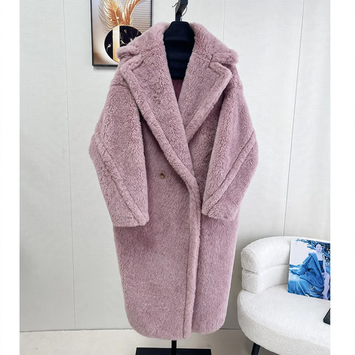 Women's Teddy Coat, long, Winter