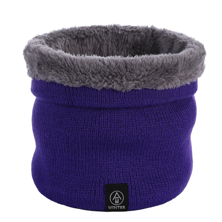 Knit Loop Scarf, solid color, for women and men