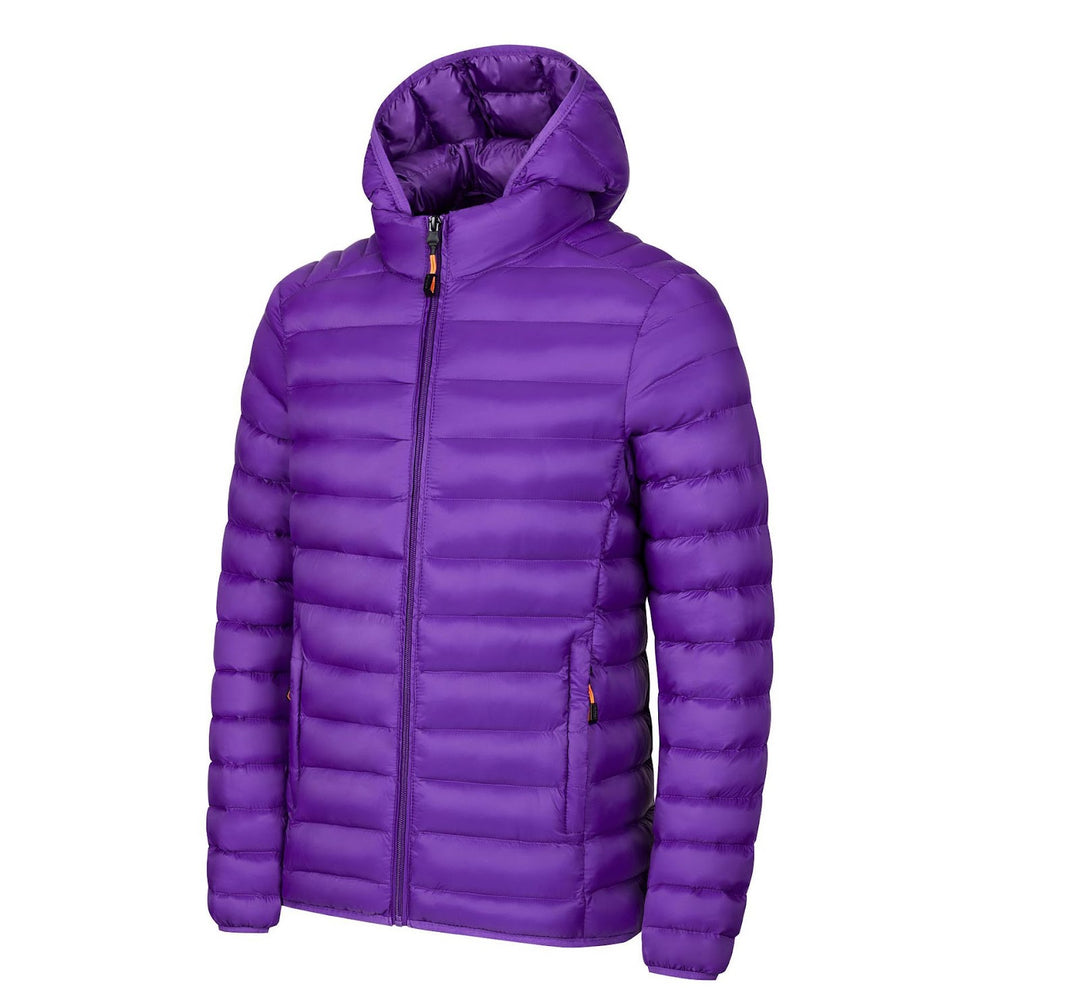 Men's winter jacket with removable sleeves