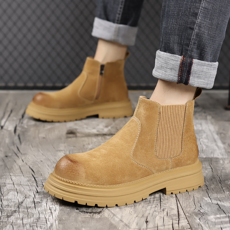 Men's Chelsea boots, non-slip, durable