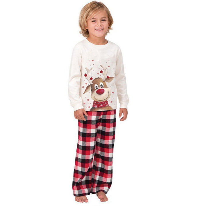 Family Pajama Set, Moose Print, Long Sleeve