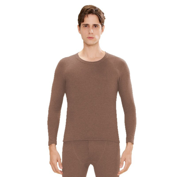 Men's Thermo Top, Cashmere-Silk Blend, Lined