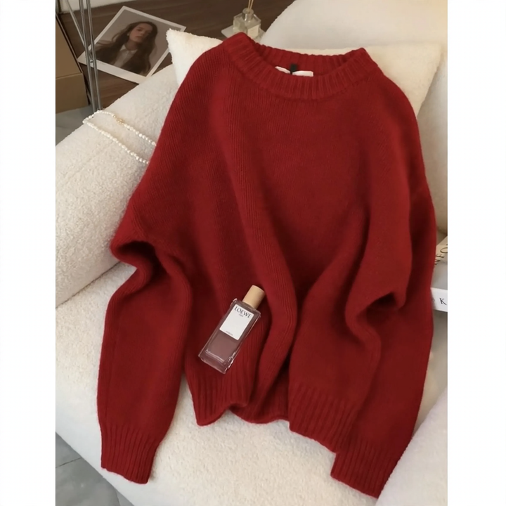 Elegant knit sweater in vintage look
