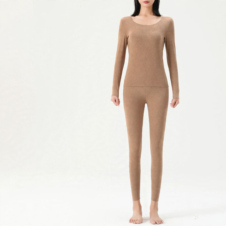 Ladies' thermal underwear set, warming, seamless