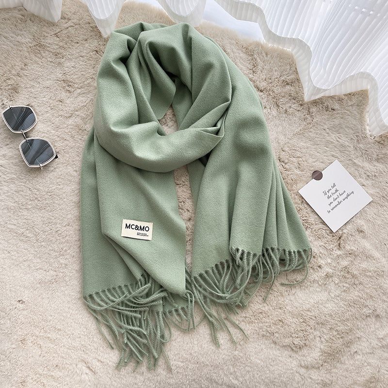 Long scarf made of cashmere imitation, 65x200 cm