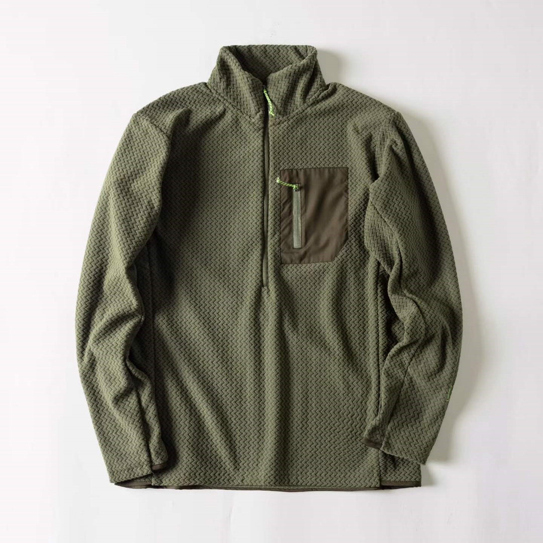 Unisex Half-Zip Fleece Pullover for Outdoor & Everyday