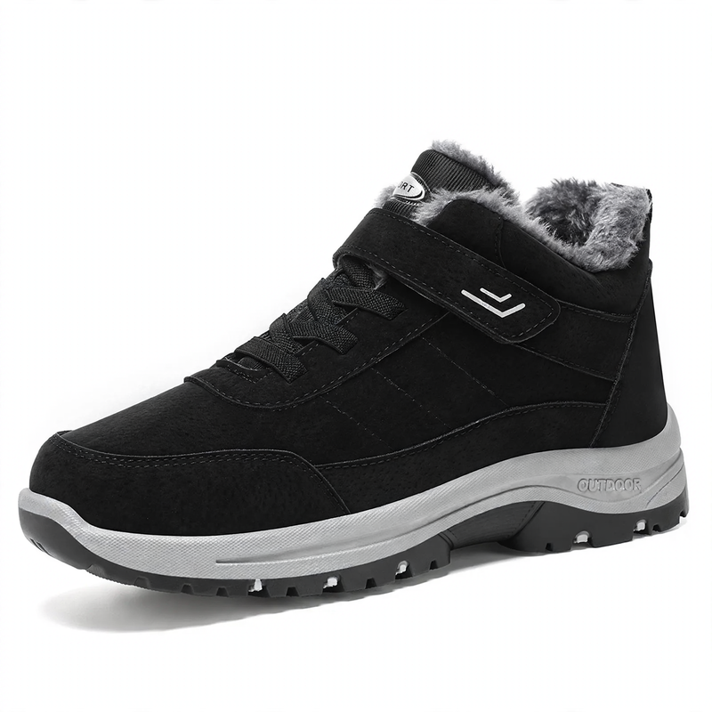 Padded Unisex Winter Boots with Velcro