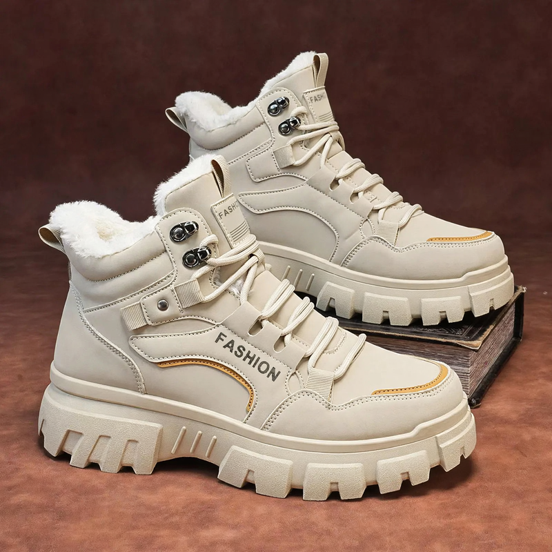 Padded men's work boots, outdoor ankle boots