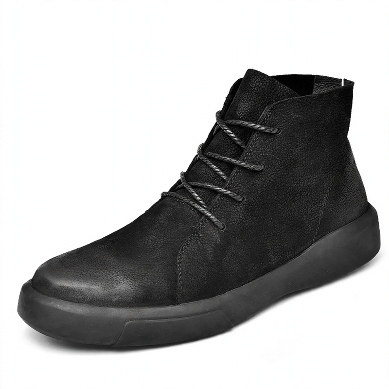 Men's boots, ankle-high, casual design