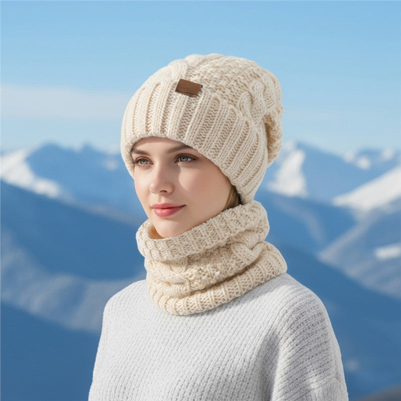Winter Set: Knit beanie and scarf