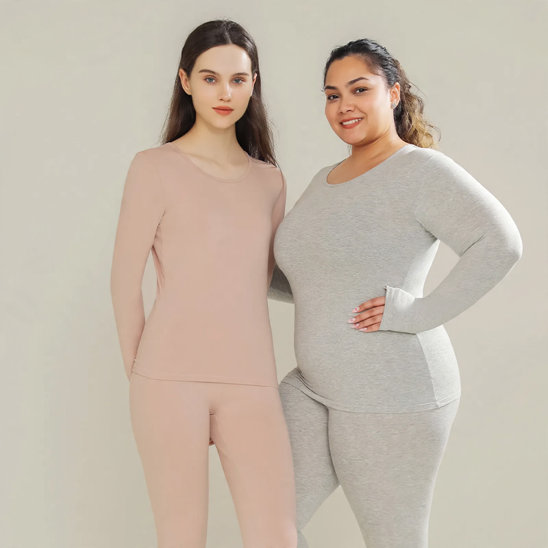 Women's Thermal Underwear Set, Cotton, Antibacterial