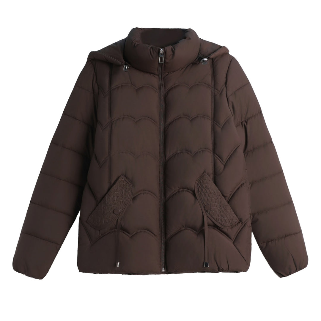 Short, padded ladies jacket for seniors