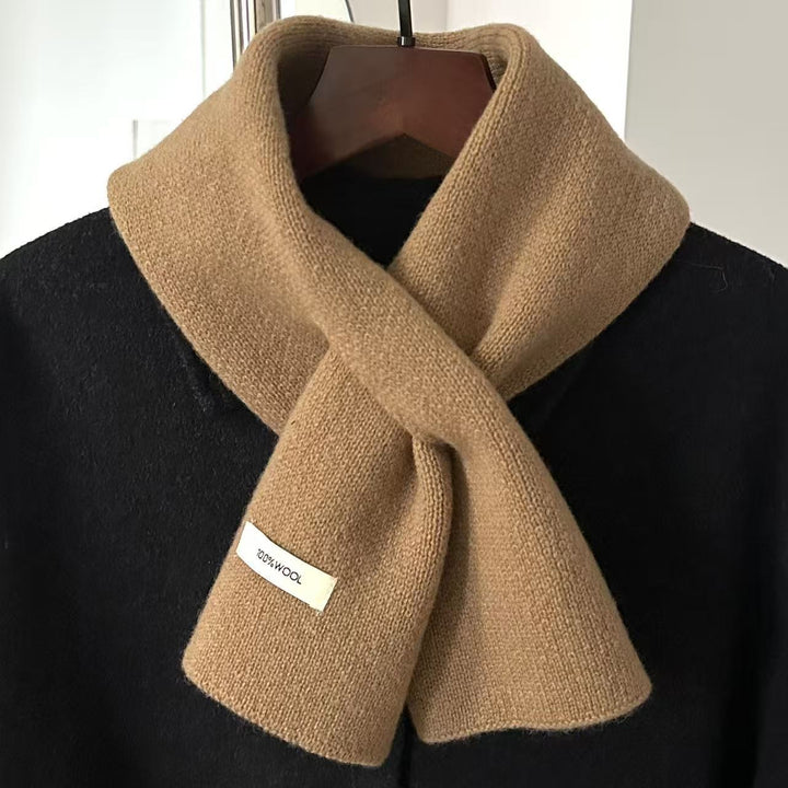 Compact wool scarf, 100% wool
