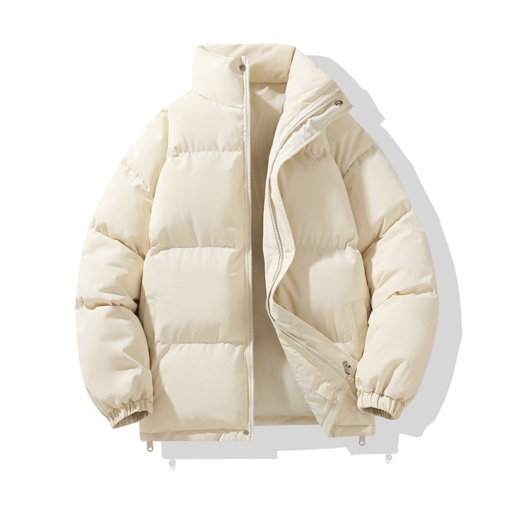 Men's padded jacket, solid color, relaxed, urban style