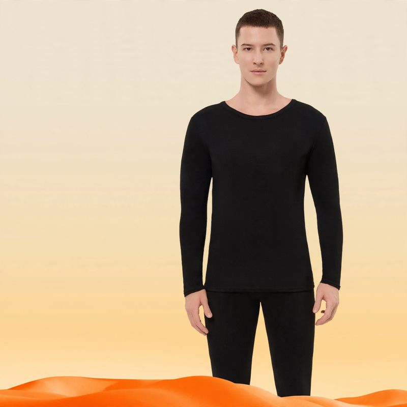 Men's Thermal Set, Cashmere-Silk Mix, warming