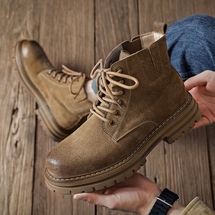 Men's Chelsea Boots, mid-high shaft, pigskin
