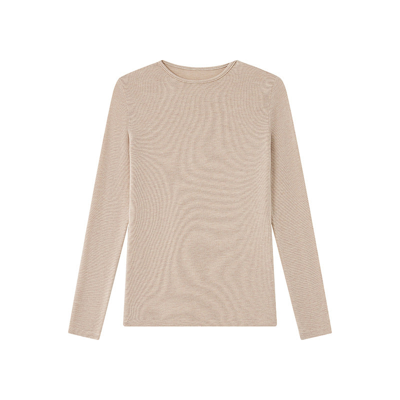 Women's Long Sleeve Under Shirt, Modal, Round Neck