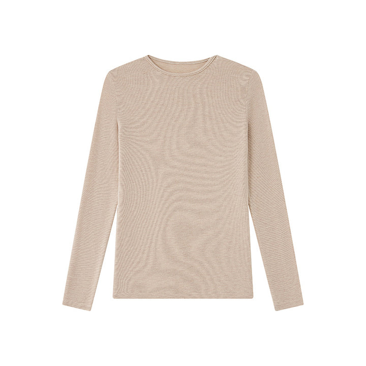 Women's Long Sleeve Under Shirt, Modal, Round Neck