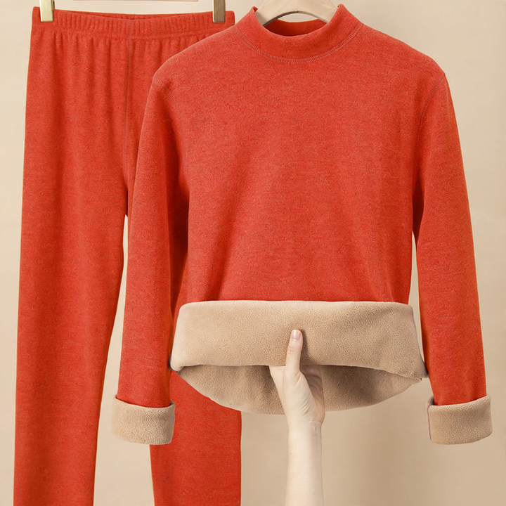 Thermo Set for women and men, padded, standing collar