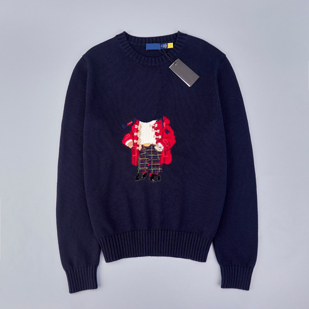 Women’s Christmas sweater with cartoon motif