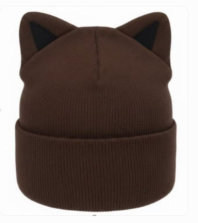 Men's knitted hat and scarf set, lined