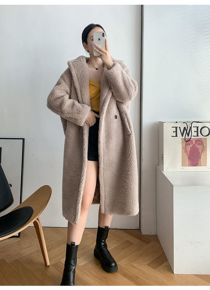 Women's Teddy Coat, long, Winter