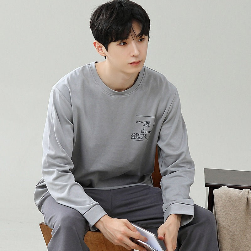 Men's Pyjama Set made of Modal, long-sleeved