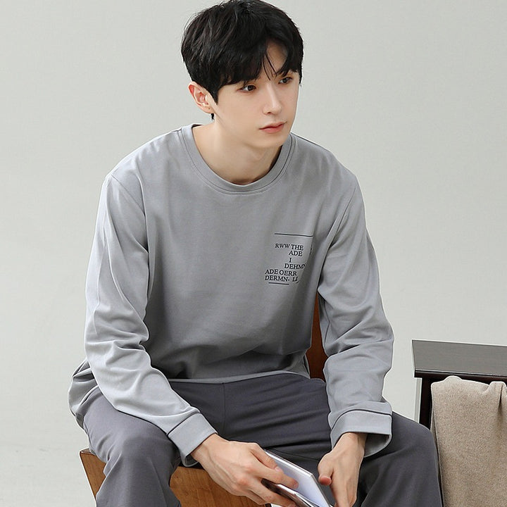 Men's Pyjama Set made of Modal, long-sleeved