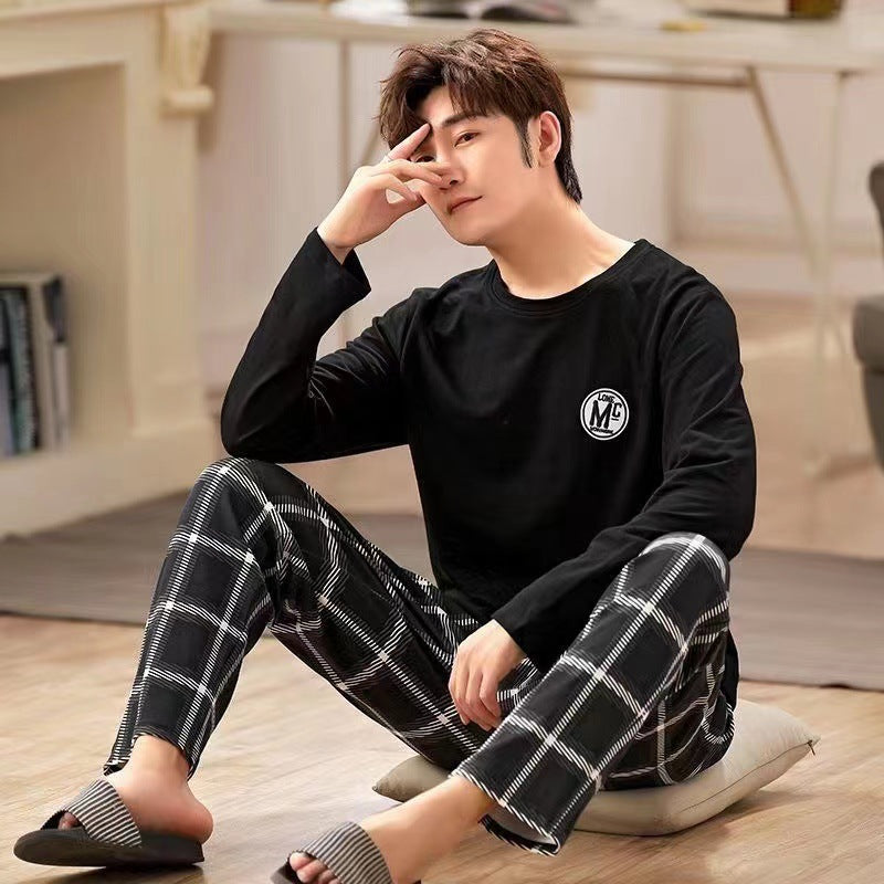 Men's Pajama Set, long-sleeved, lightweight and comfortable