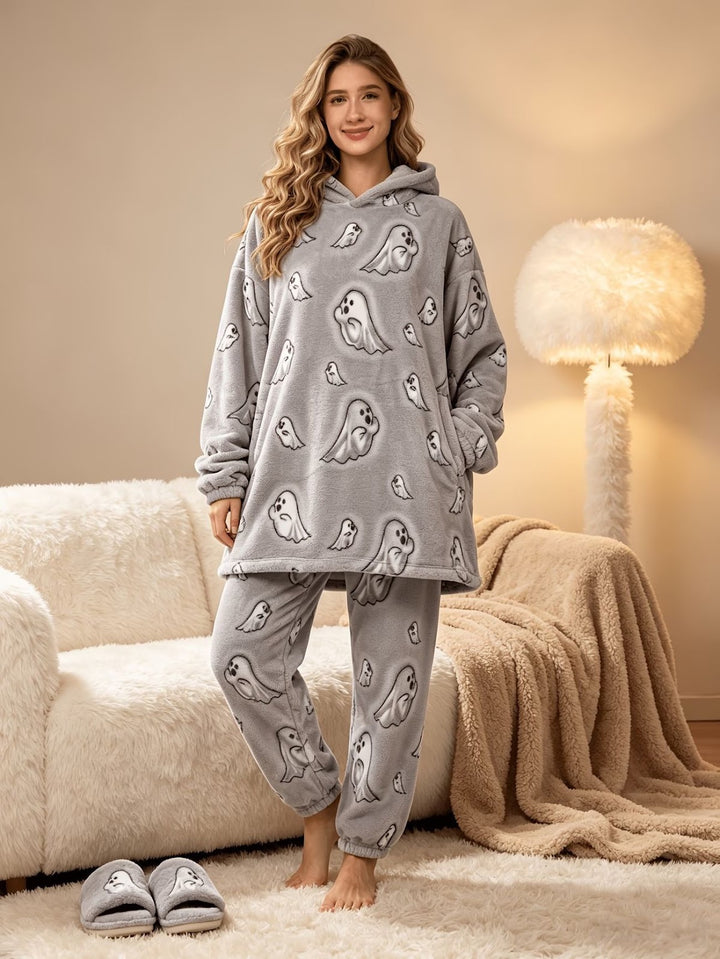 Family Pajama Set, Printed, for Couples