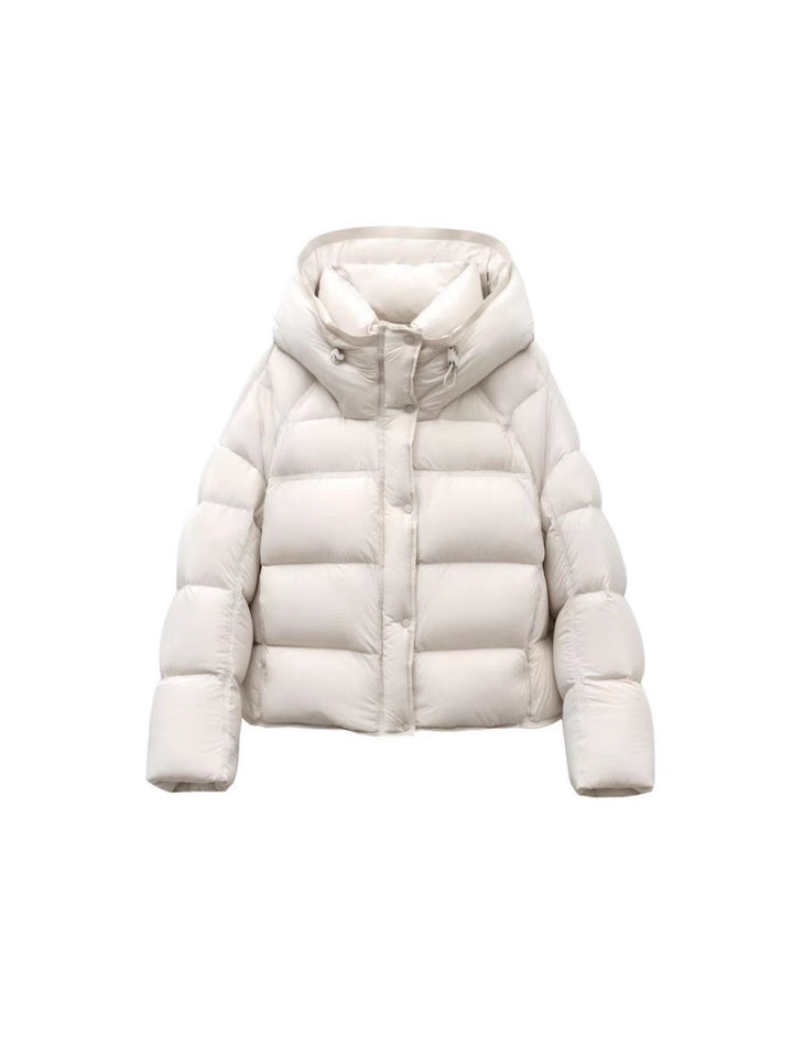 Short women's puffer jacket in Korean style