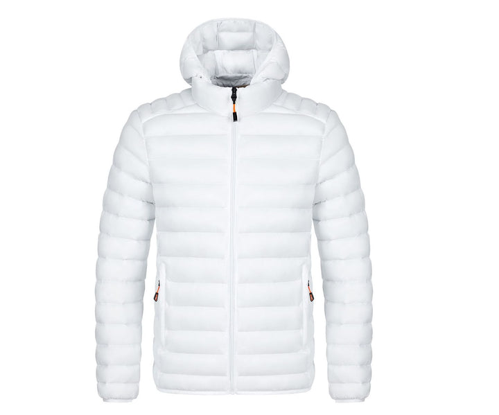 Men's winter jacket with removable sleeves